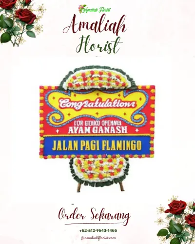 Bunga Papan Congratulation di Langgengsari